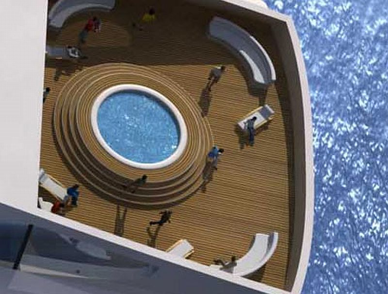 Illustration for article titled 328-Foot RAM Wing 100 Yacht Zips Along at 100 Knots